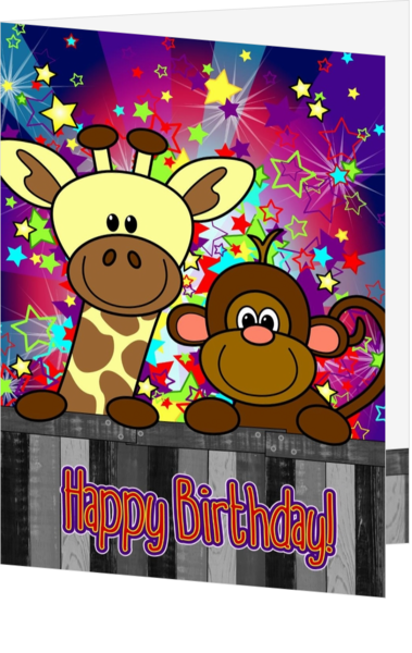 Geburtstagskarte zum Kindergeburtstag - kindergeburtstag-karten-hbr-1603104
