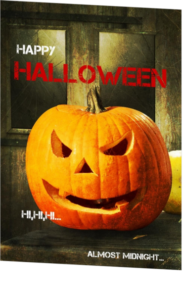 Halloween-Karte 'A Spooky Jack 'O Lantern'