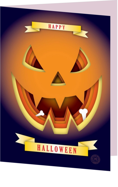 Halloween Karten - karte halloween-kaarten-maa-15003