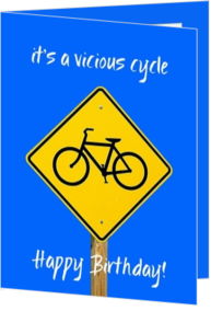 Geburtstagskarten erstellen und versenden - geburtstagskarten-fahrrad-mak-17053002g