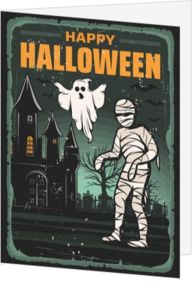 Halloween Karten - karte LCD146